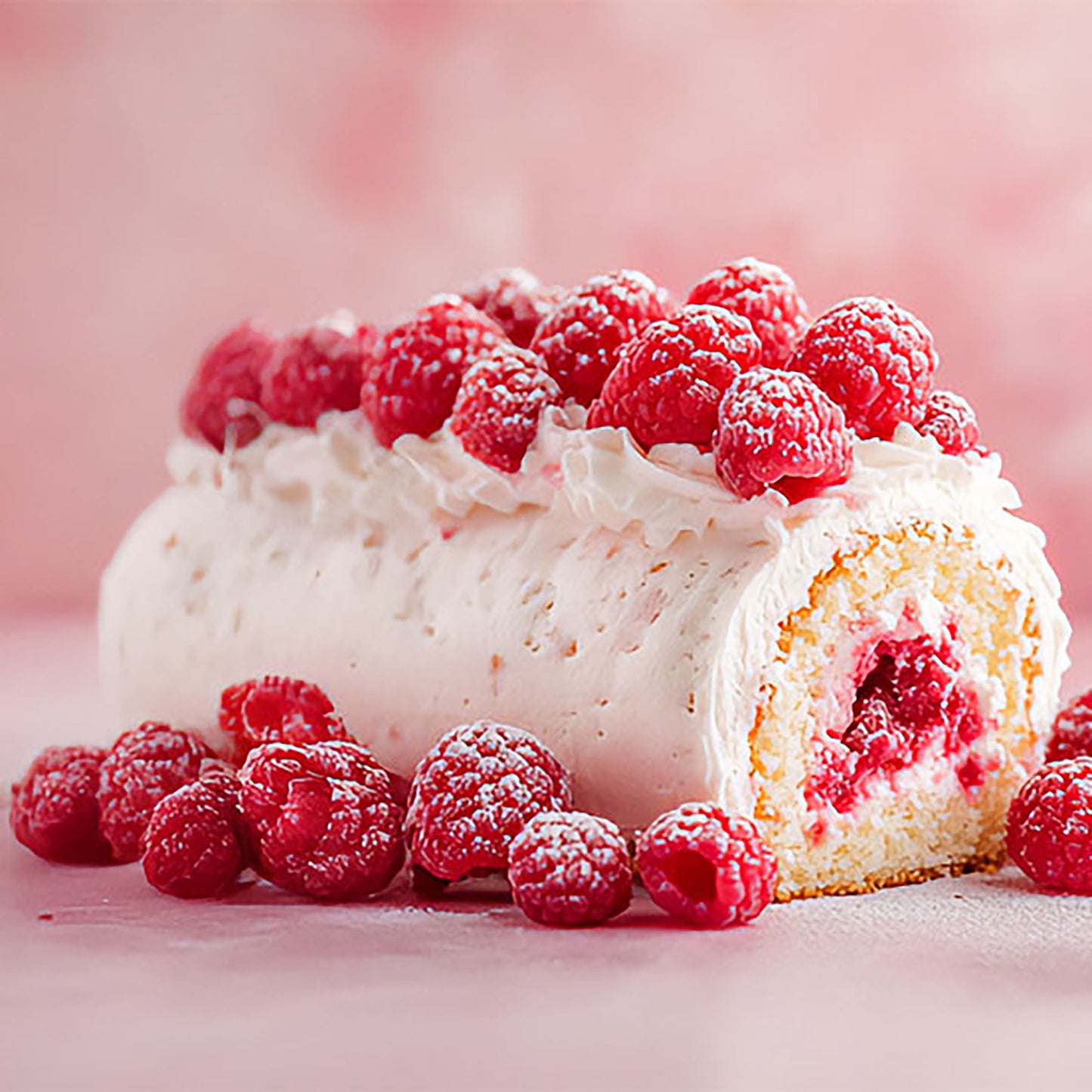 Raspberry Cake Roll - Sugar Spun Decadence. Almost Too Delicious to Wear.
