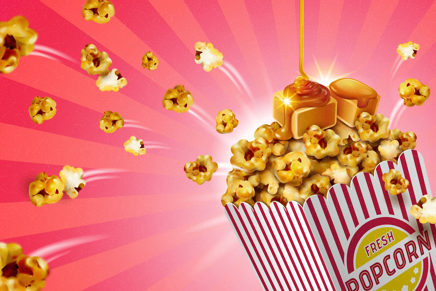 Caramel Popcorn - Salty and Sweet