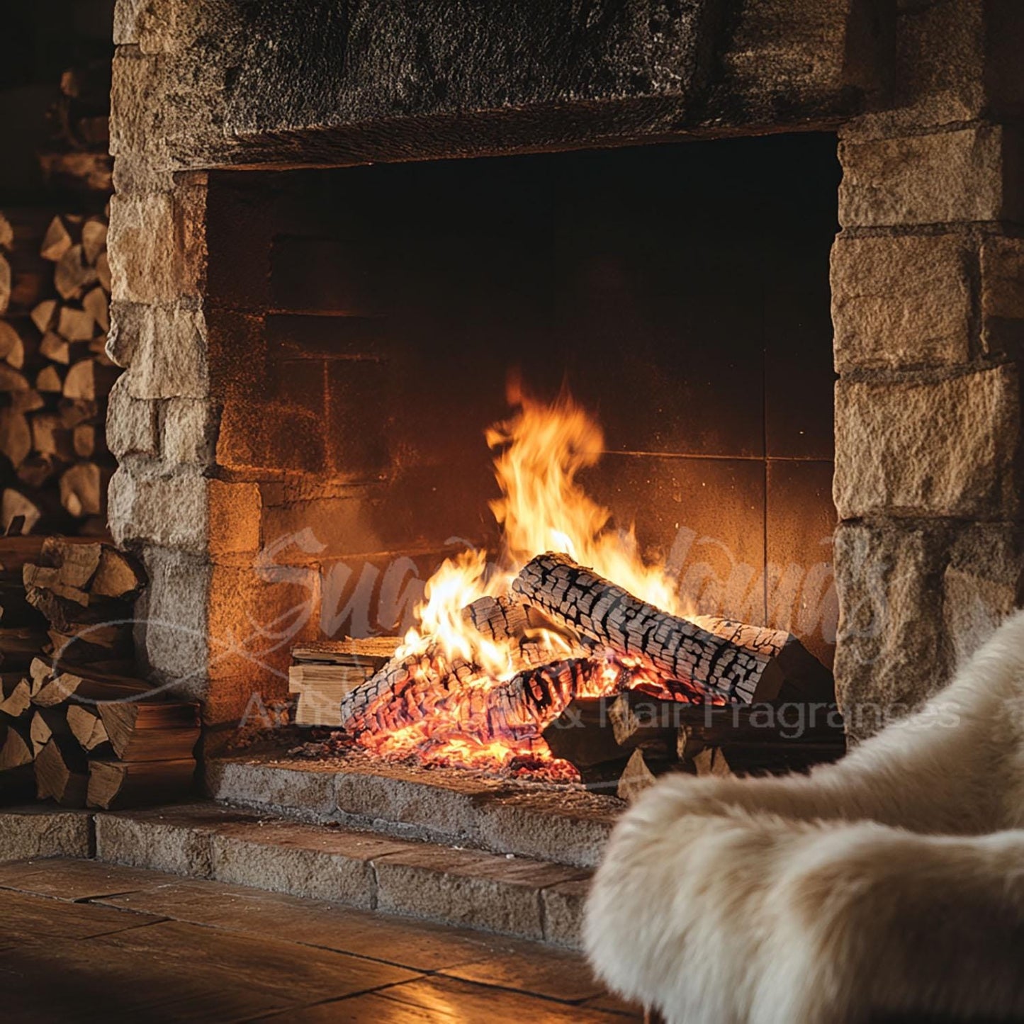 Ember Glow - Indoor Campfire Luxurious Style - Fall 2024 Glam Camping Fragrance Collection