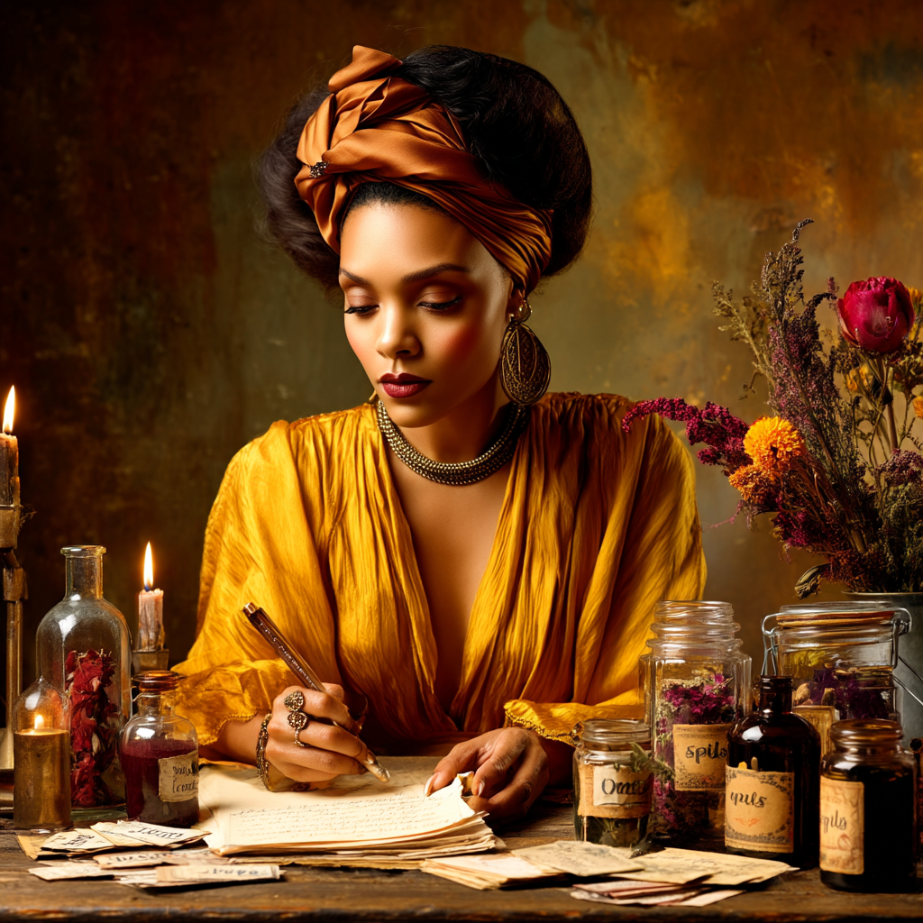 Night 3: Cordelia Thibodaux (Voodoo Queen) - Black Rose