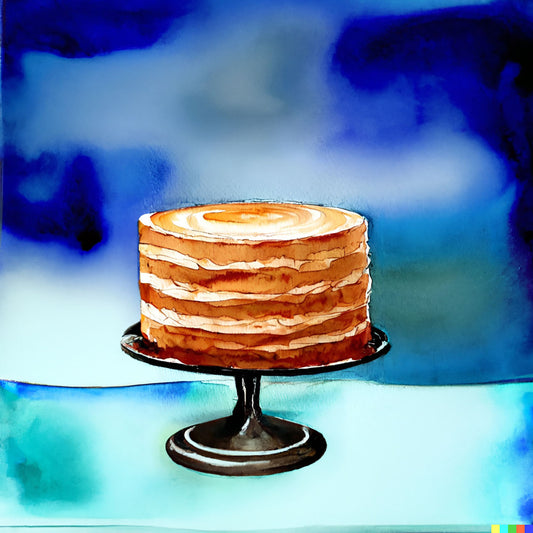 Caramel Layered Cake - Delicious Yellow Cake and Mouthwatering Burnt Caramel Frosting