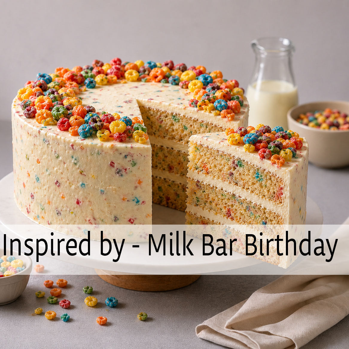 Cereal Milk Cake - Gourmand Fragrance | Fruity Cereal Milk · Vanilla Cake · Whipped Cream