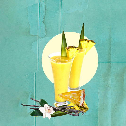 Pineapple Vanilla Smoothie - Tropical Pineapple and Creamy Vanilla - Refreshing and Indulgent