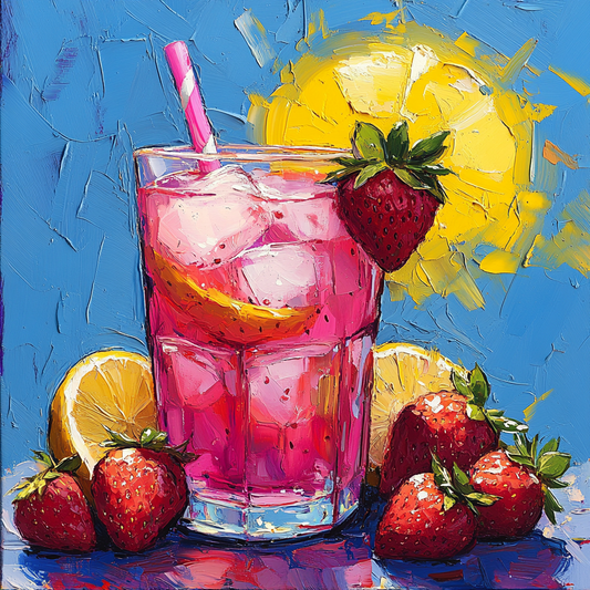Sippin Sunshine - Pink Lemonade Infused with a Rainbow & Sunshine - Your Daily Dose of Liquid Happiness
