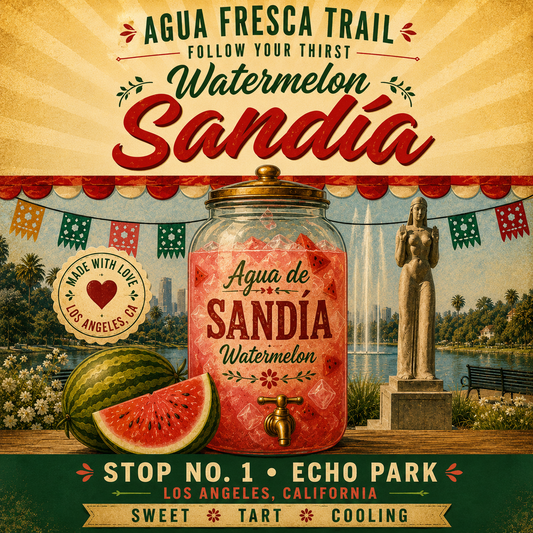 Sandía - Watermelon - The Agua Fresca Trail, Stop 1: Echo Park, Los Angeles