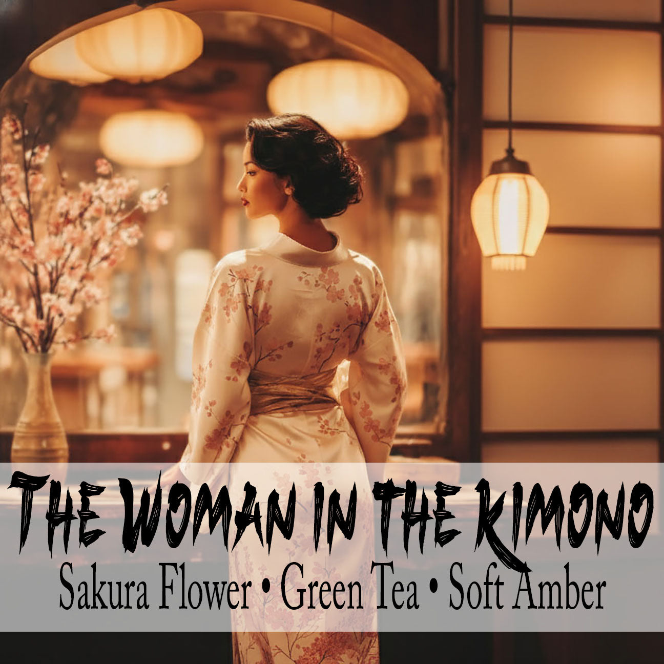 The Woman in the Kimono - A Fragrance Tribute to Shima Iwashita |Sakura Flower • Green Tea • Soft Amber