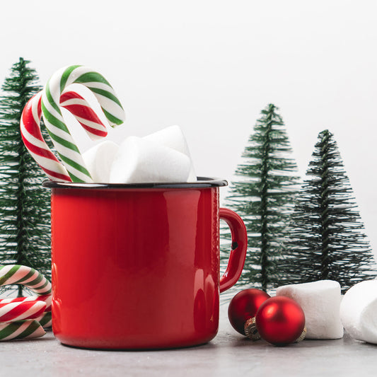 Candy Cane Cocoa - Rich Chocolate & Sweet Peppermint with Whipped Cream