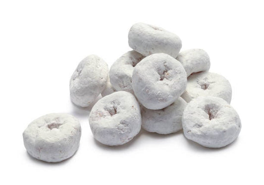 Powdered Donut  - Fluffy and Scrumptious