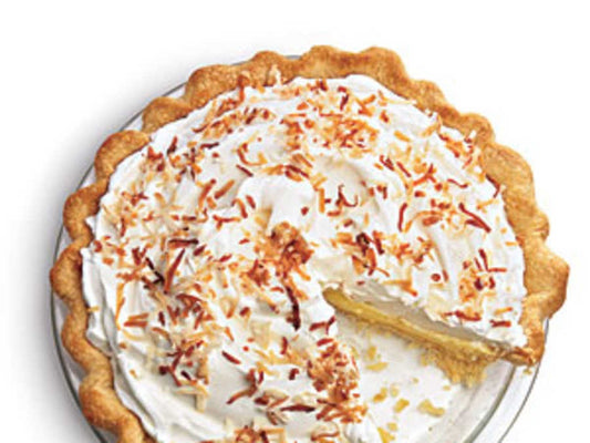 Coconut Cream Pie - Luscious blend of creamy coconut and rich, buttery pie crust