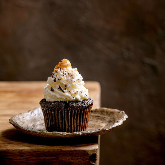 Caramel Buttercream - Fluffy buttercream with creamy butter, vanilla extract, and swirls of rich caramel