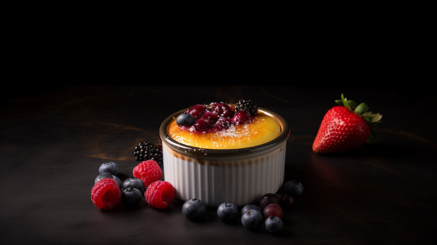 Berry Creme Brulee - Succulent, Tangy, Rich and Sweet