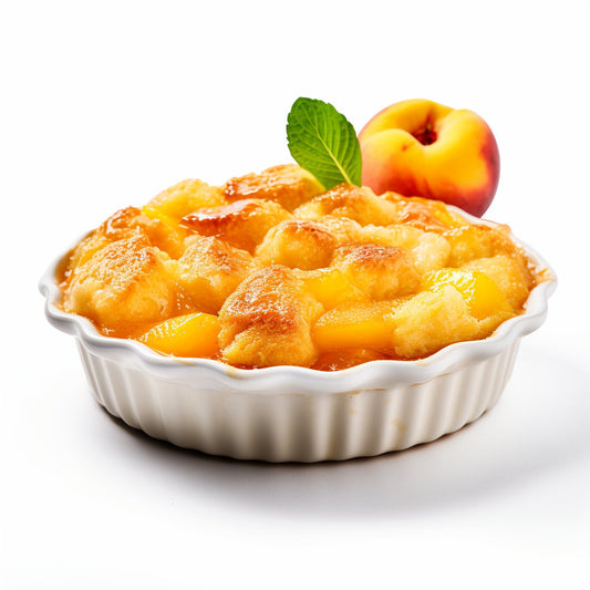 Peach Cobbler -  Succulent, Sweet and Warm