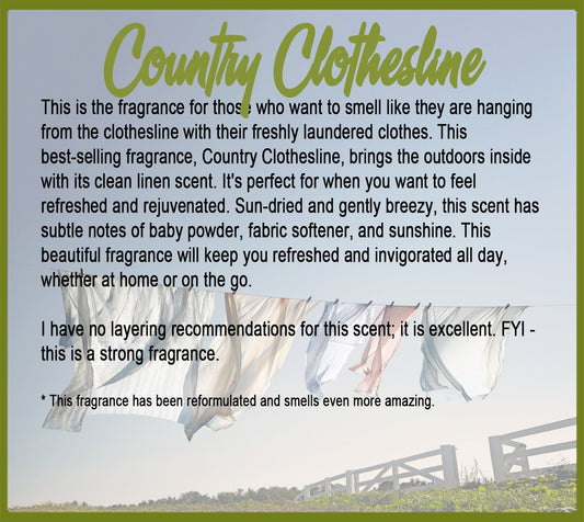 Country Clothesline - Sunshine Clean Laundry