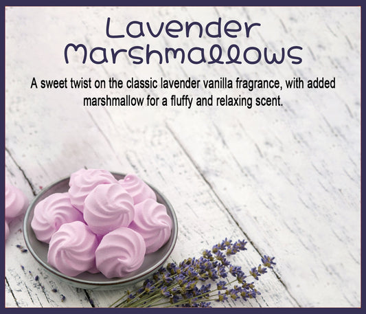 Lavender Marshmallows - Fluffy, Vanilla, & Relaxing