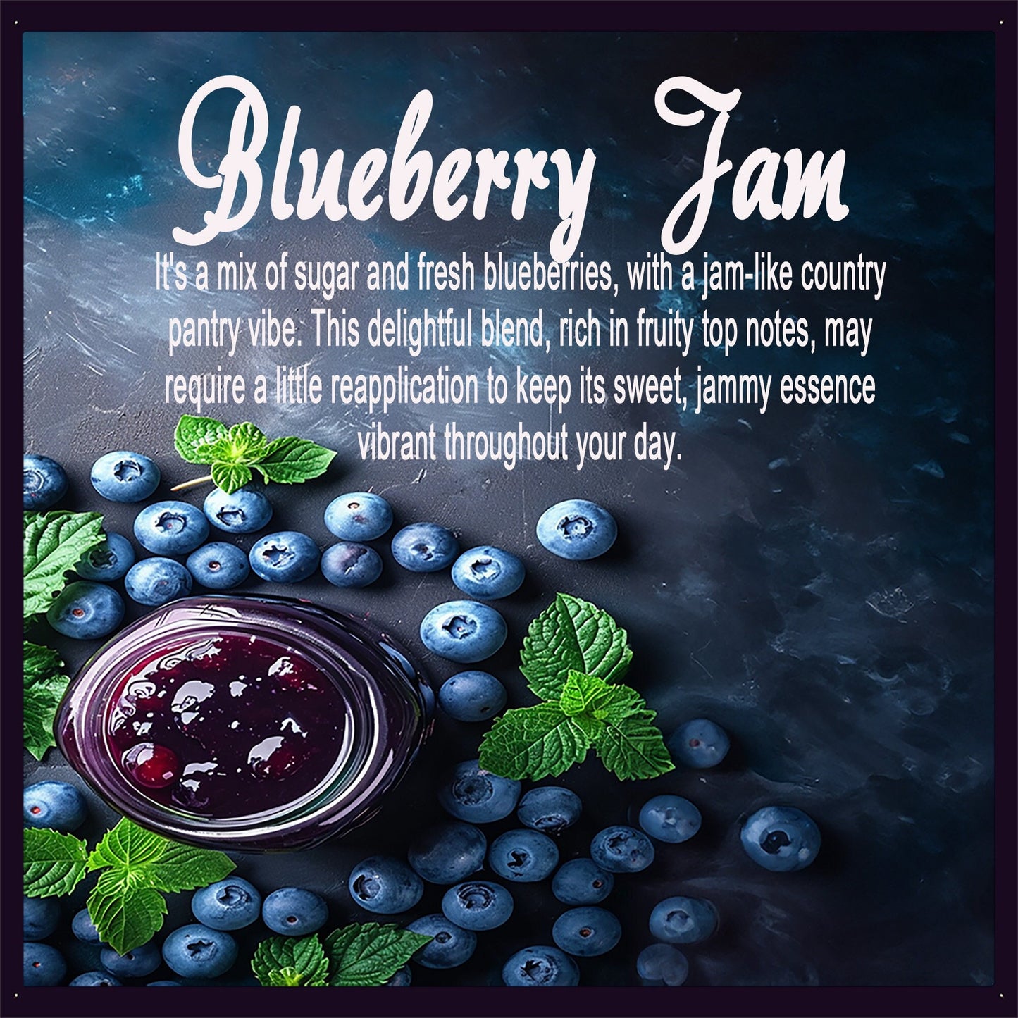 Blueberry Jam - Fresh and Sweet