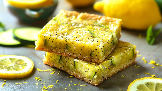 Lemon Zucchini Bars - Lemon Bar Meets Sweet Zucchini Bread